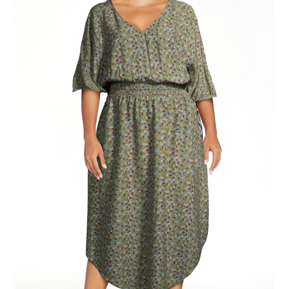 Time and Tru V-Neck Dress